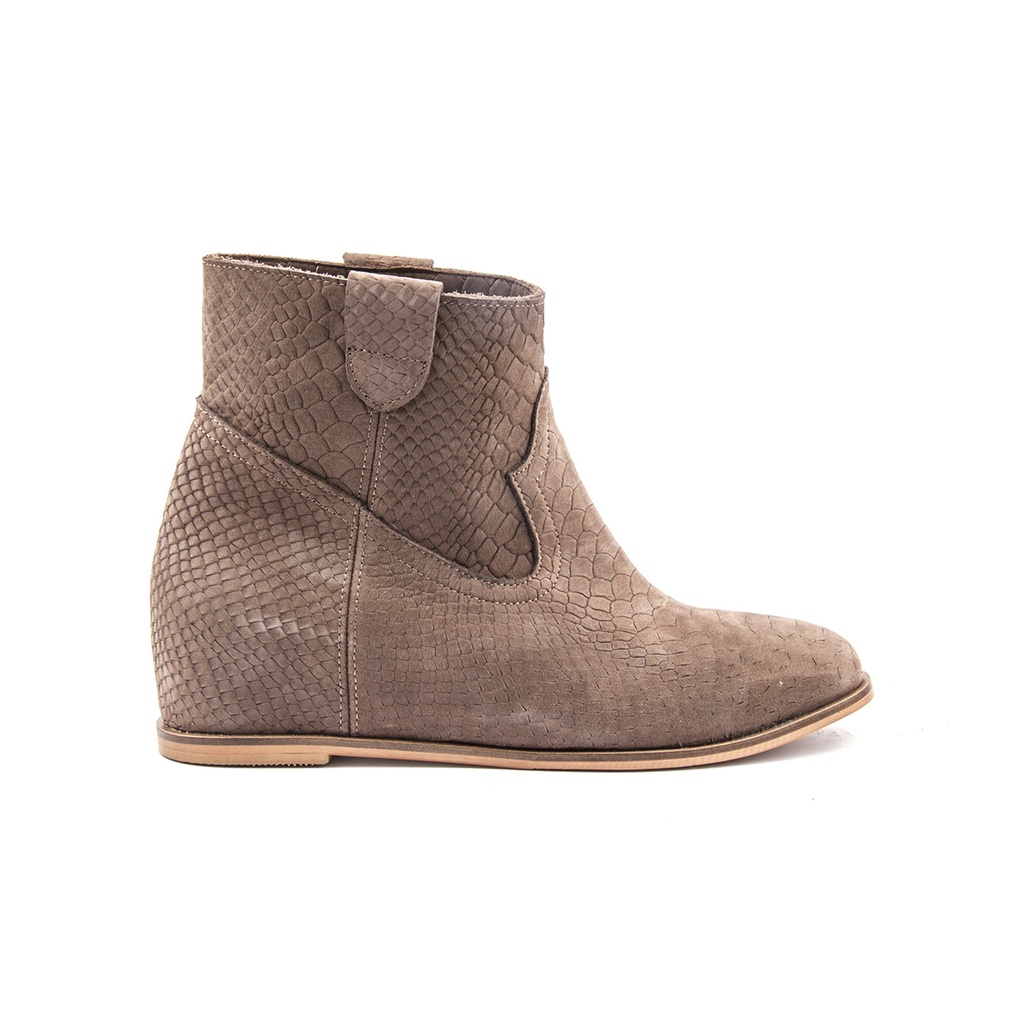 Women Hidden Wedge Heel Boots [50669]