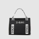 Women T-Bag Striped Bag [930104]