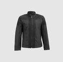 Men Suede Detailed Leather Coat [810016]